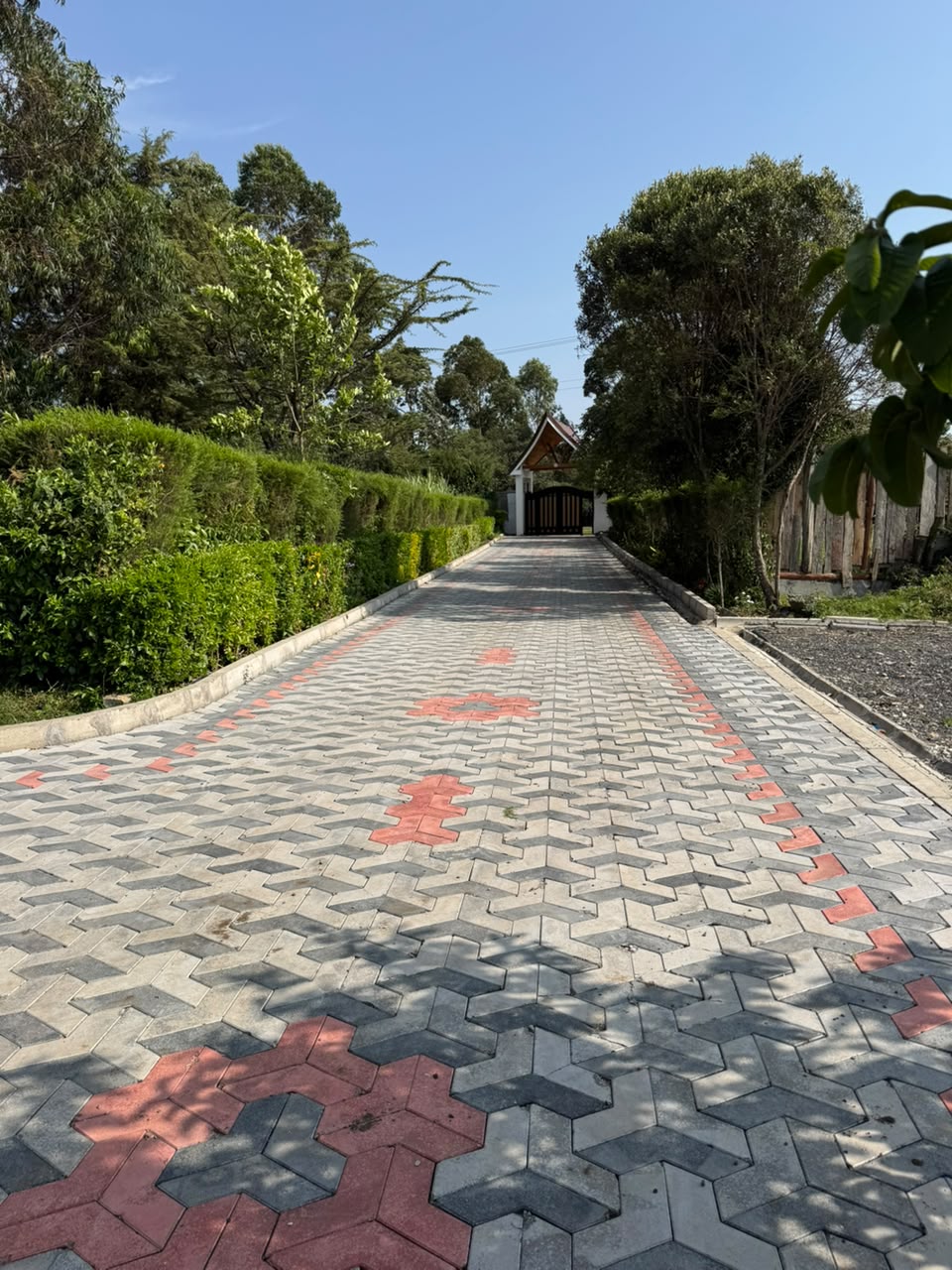 Landscaped residence — Landscaping