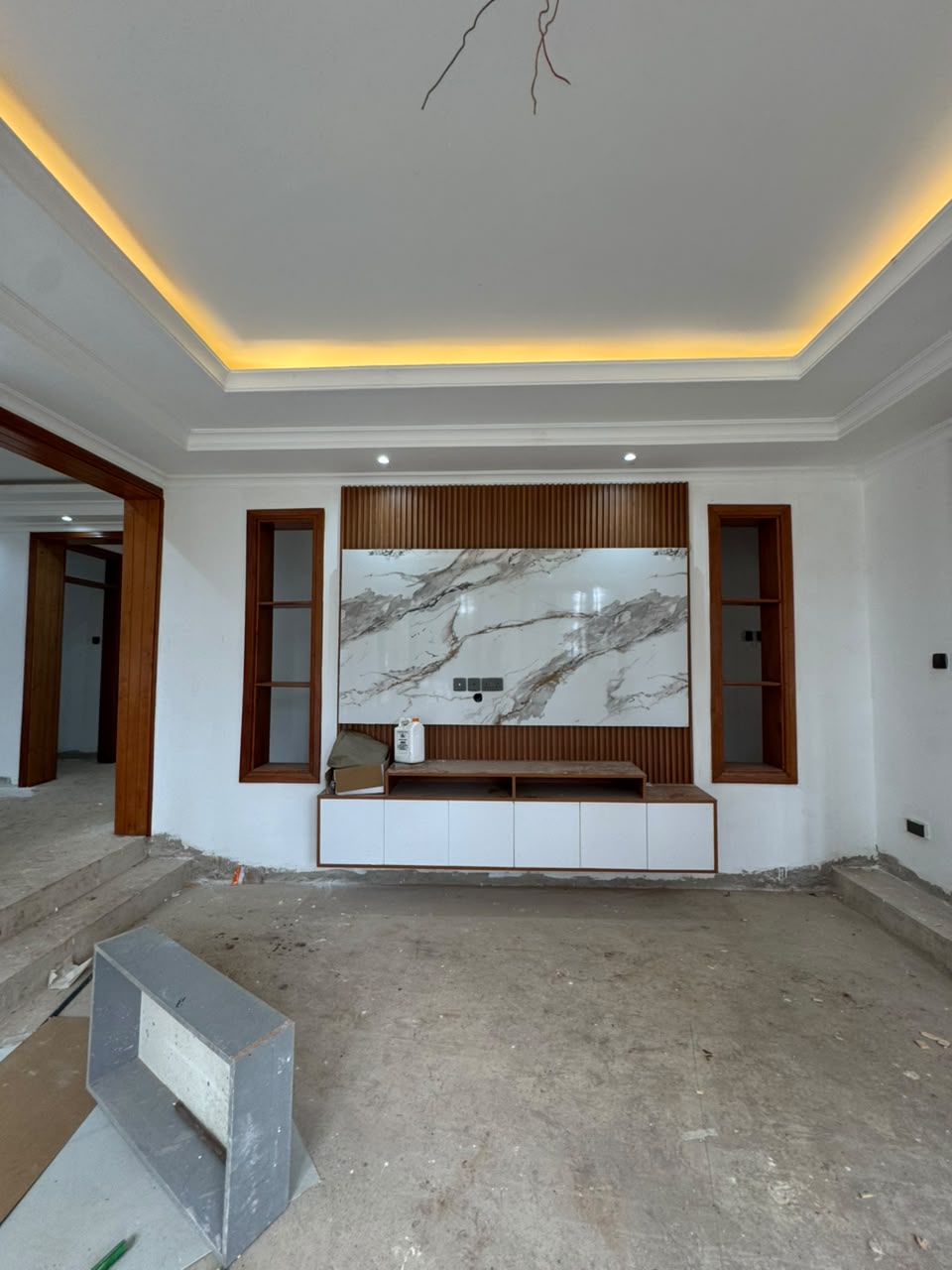 Custom feature wall — Interior design